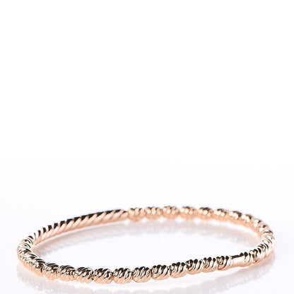 David Yurman 18K Rose Gold Diamond Petite Pave Flex Bracelet 3 of 5