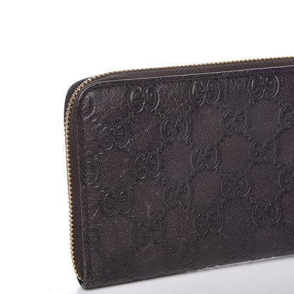 Gucci Guccissima Vitello Tender Donna Long Wallet Testa di Moro 9 of 12