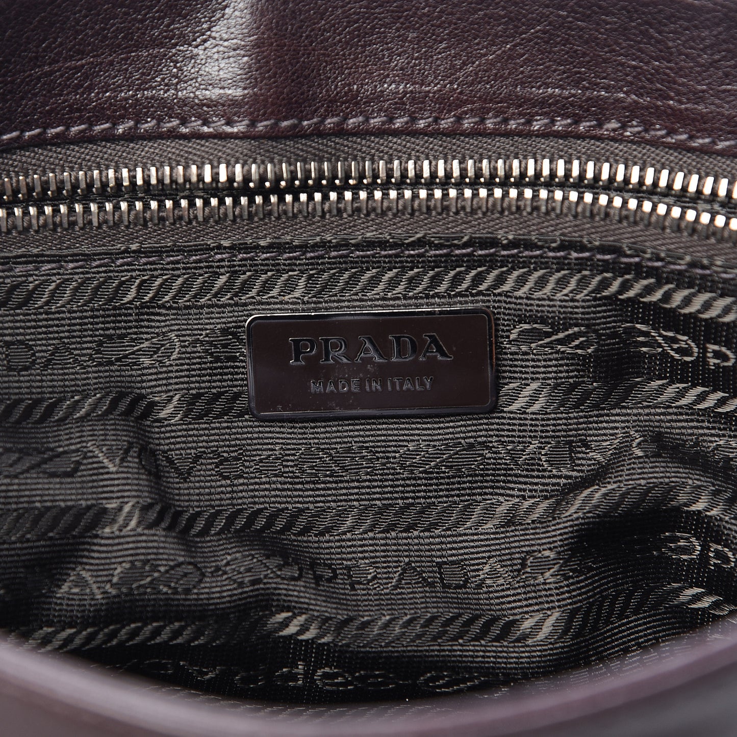 Vitello Shine Shoulder Bag Brown