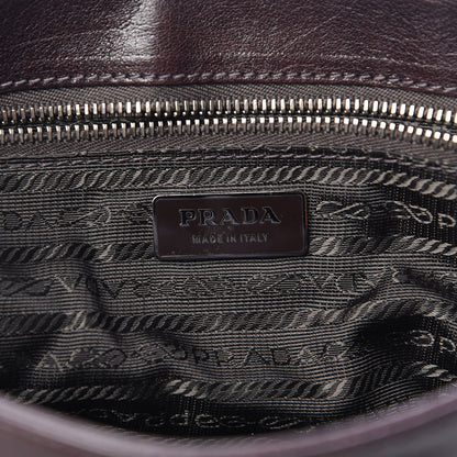 Prada Vitello Shine Shoulder Bag Brown 6 of 10