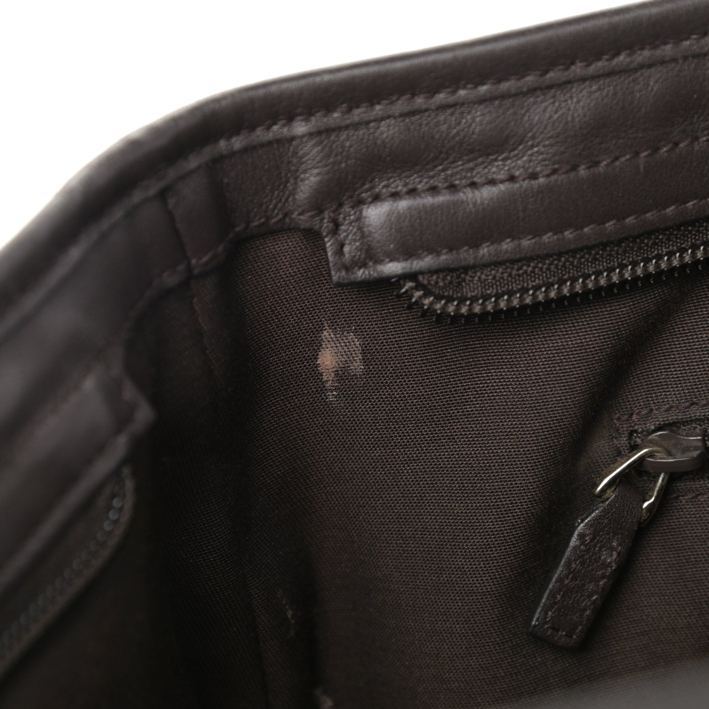 GG Plus Monogram Medium Flat Messenger Bag Dark Brown