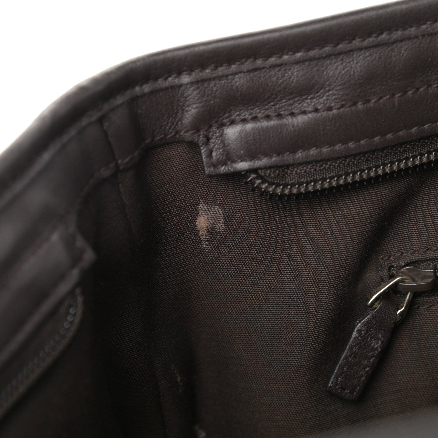 Gucci GG Plus Monogram Medium Flat Messenger Bag Dark Brown 10 of 12