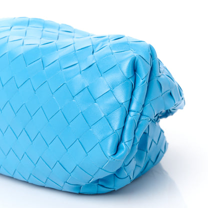 Bottega Veneta Nappa Maxi Intrecciato The Pouch Oversized Clutch Swimming Pool 10 of 10
