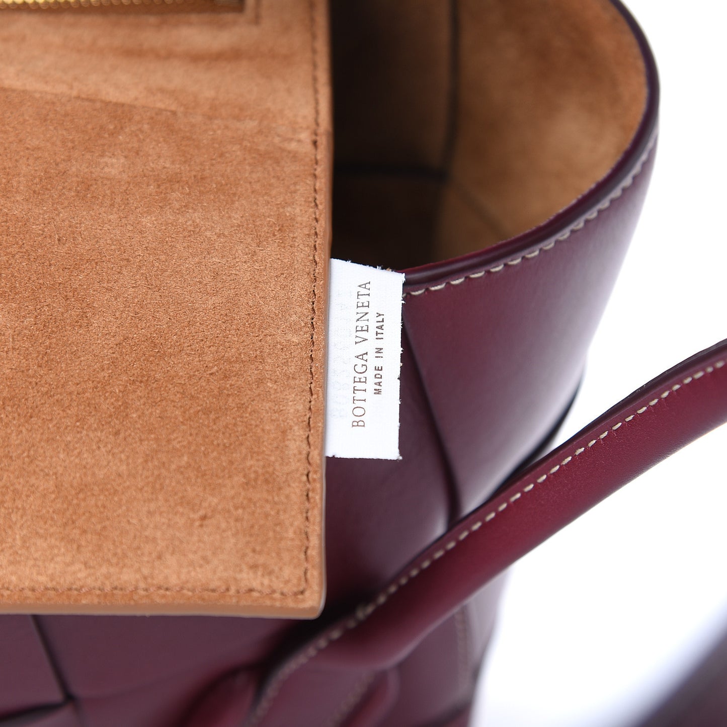 French Calfskin Maxi Intrecciato Arco 33 Bordeaux