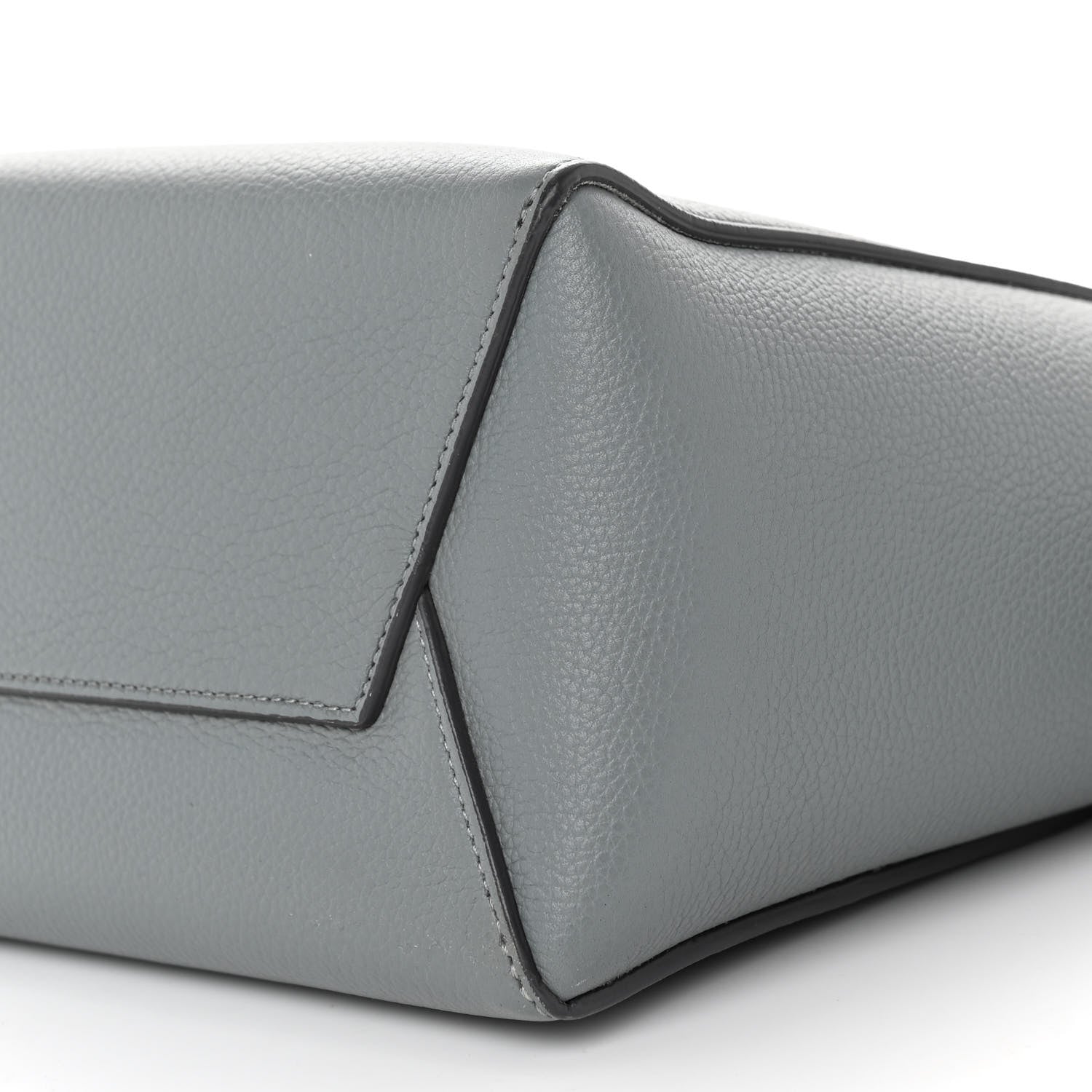 Celine Soft Grained Calfskin Small Sangle Bucket Bag Grey 8 of 9