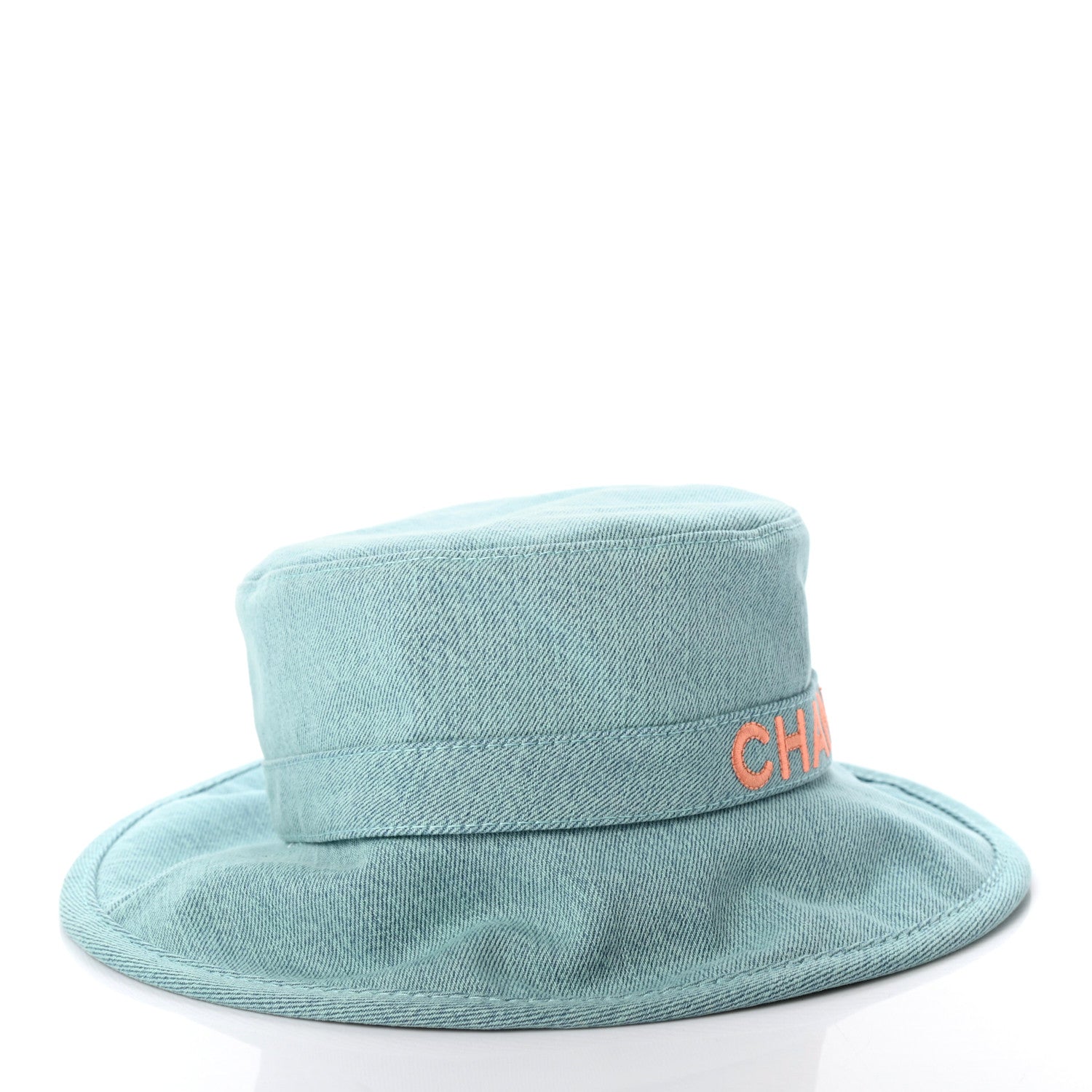 Chanel Denim CC Bucket Hat M Light Blue 5 of 8
