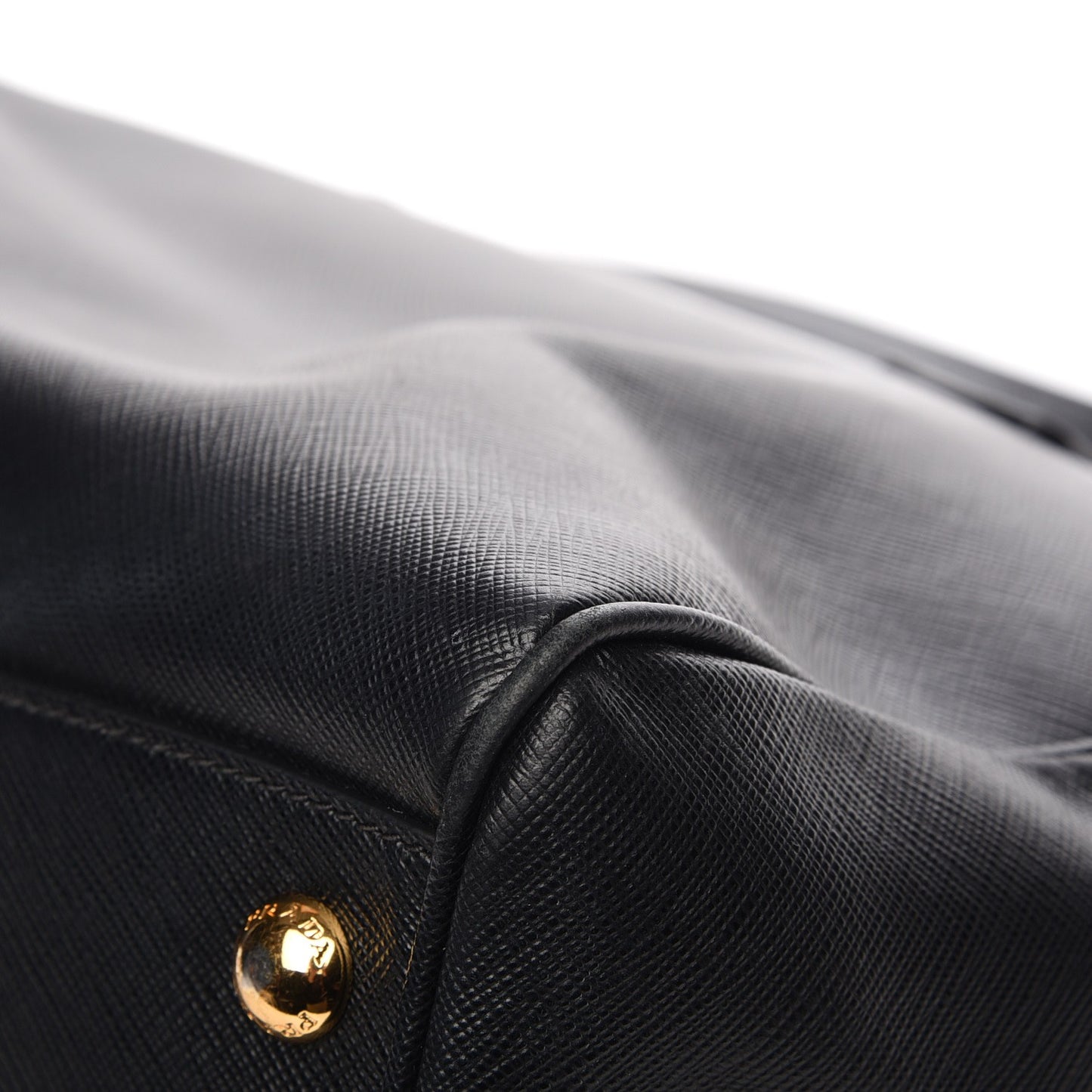 Saffiano Lux Bowler Black