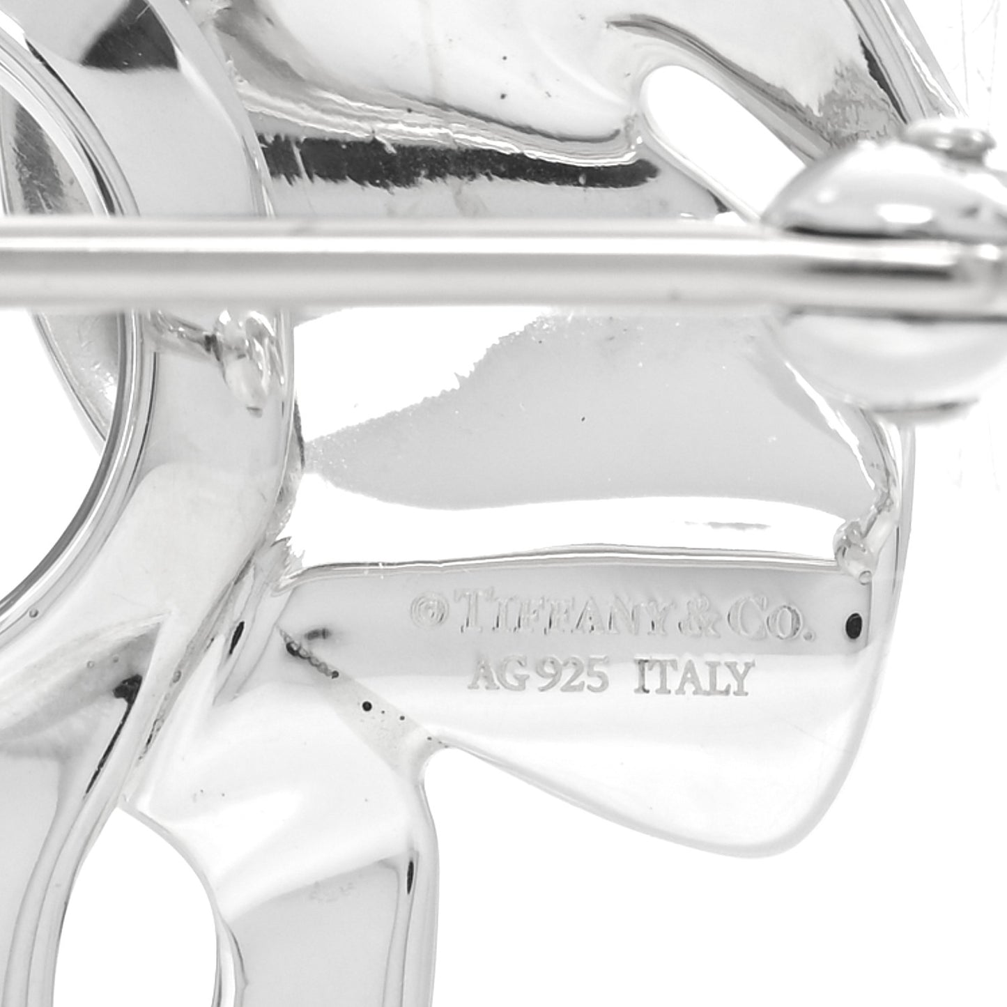 Sterling Silver Tsavorite Save the Wild Elephant Brooch