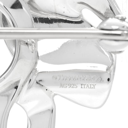 Tiffany Sterling Silver Tsavorite Save the Wild Elephant Brooch 4 of 5