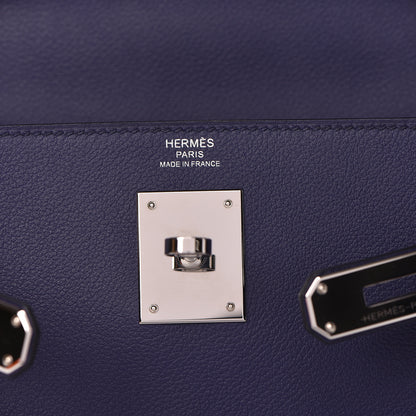 Hermes Evercolor Verso Kelly Retourne 28 Bleu Encre Bleu Zellige 23 of 41