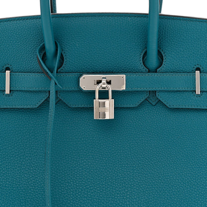 Hermes Togo Birkin 35 Cobalt 8 of 16