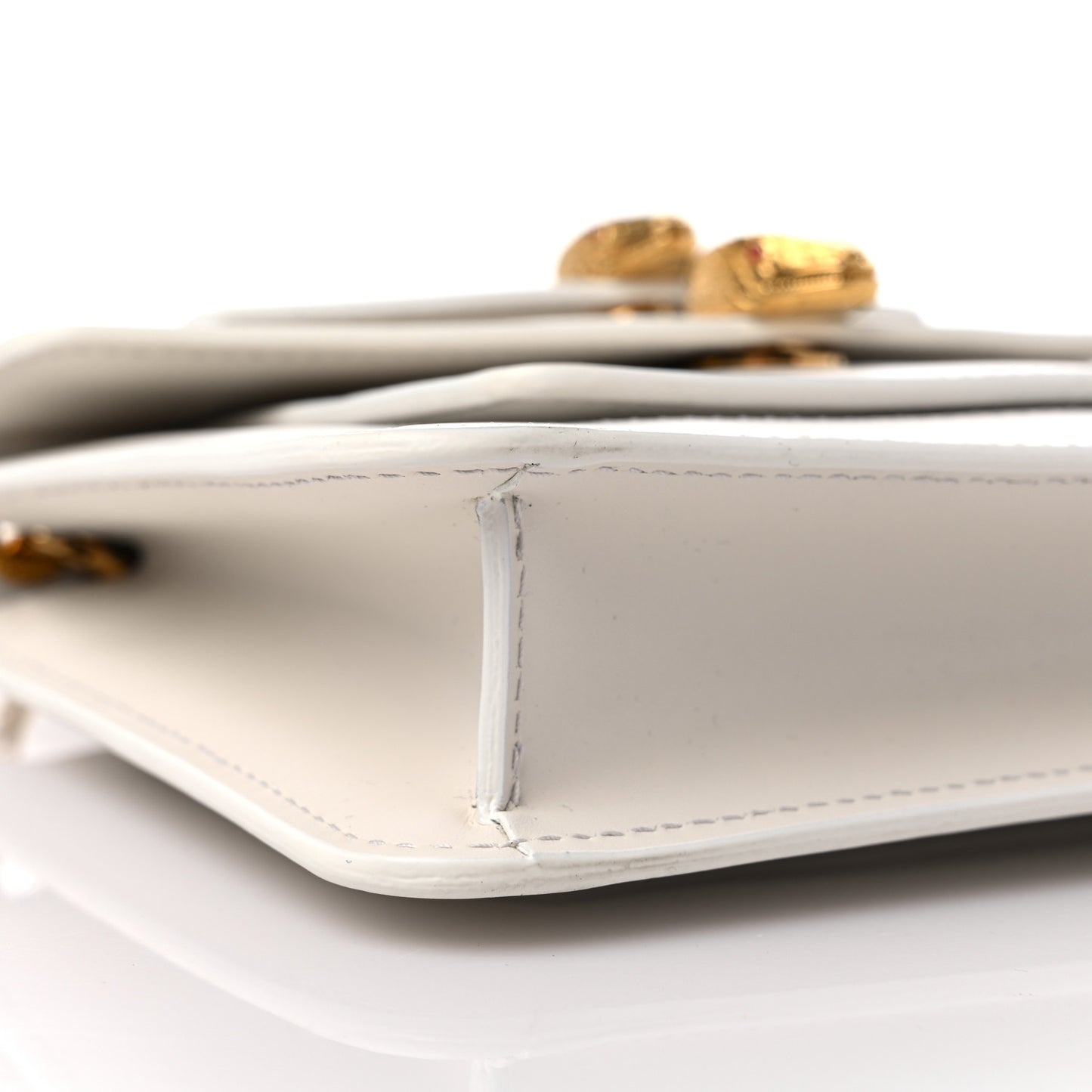 x ALEXANDER WANG Calfskin Serpenti Bag White