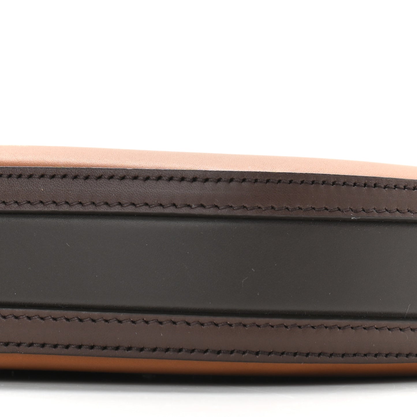 Calfskin Mini Two-Tone Olympia Shoulder Bag Warm Tan