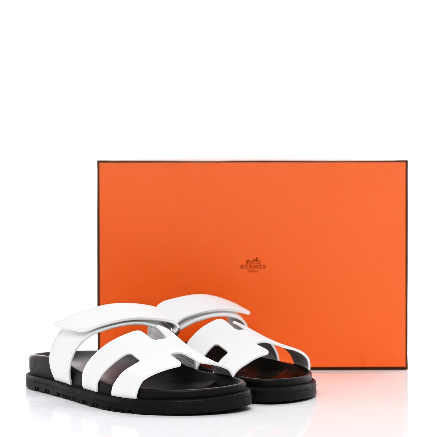 Calfskin Womens Chypre Sandals 37 White