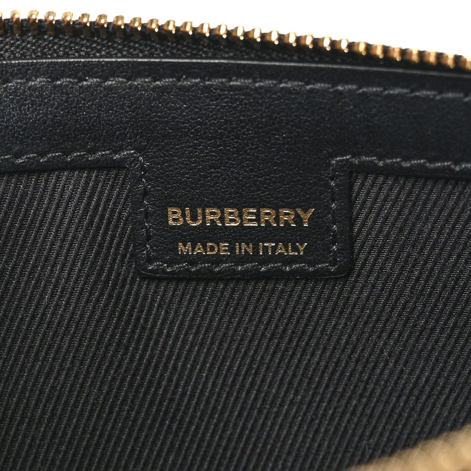 Burberry Vintage Check Calfskin Olympia Slim Pouch Archive Beige 6 of 9