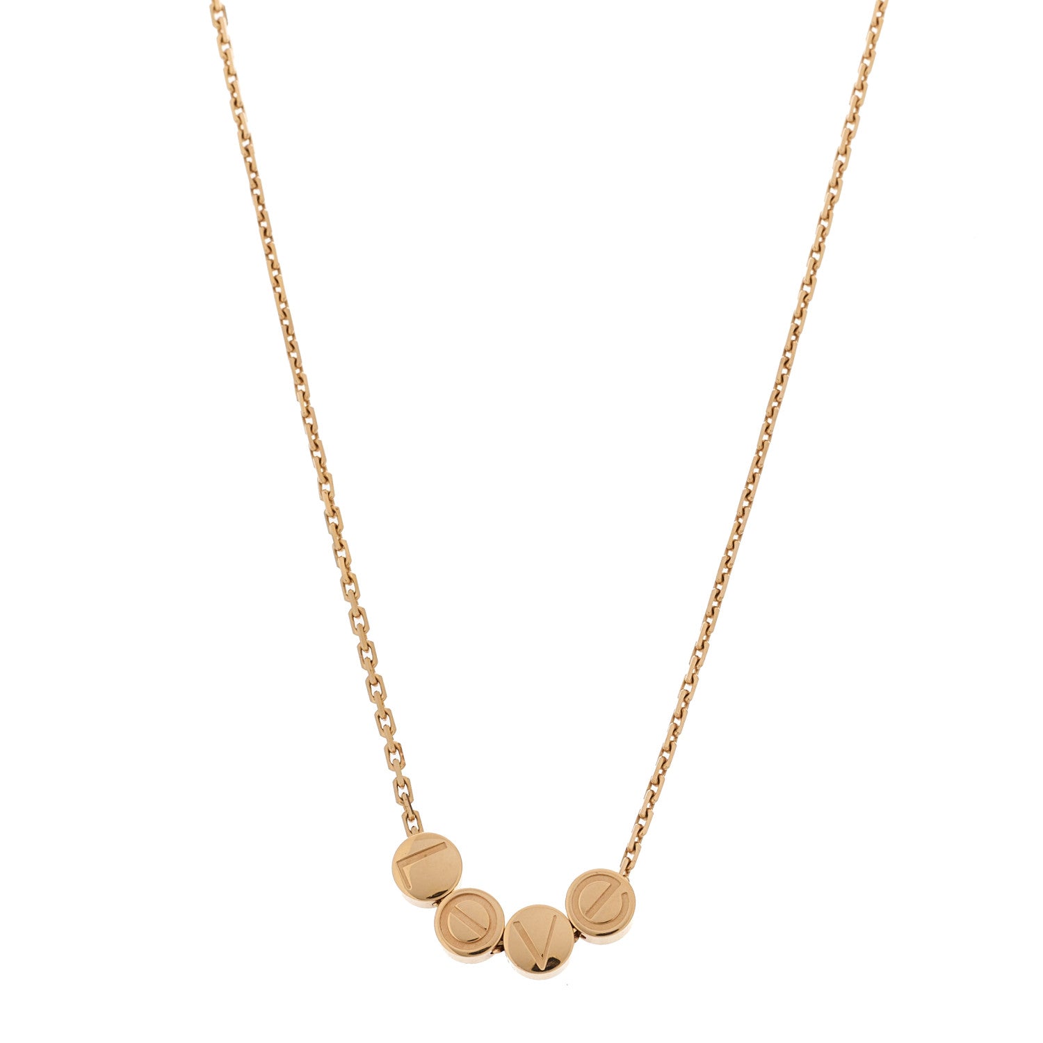 Cartier 18K Pink Gold LOVE Slide Pendant Necklace 1 of 5