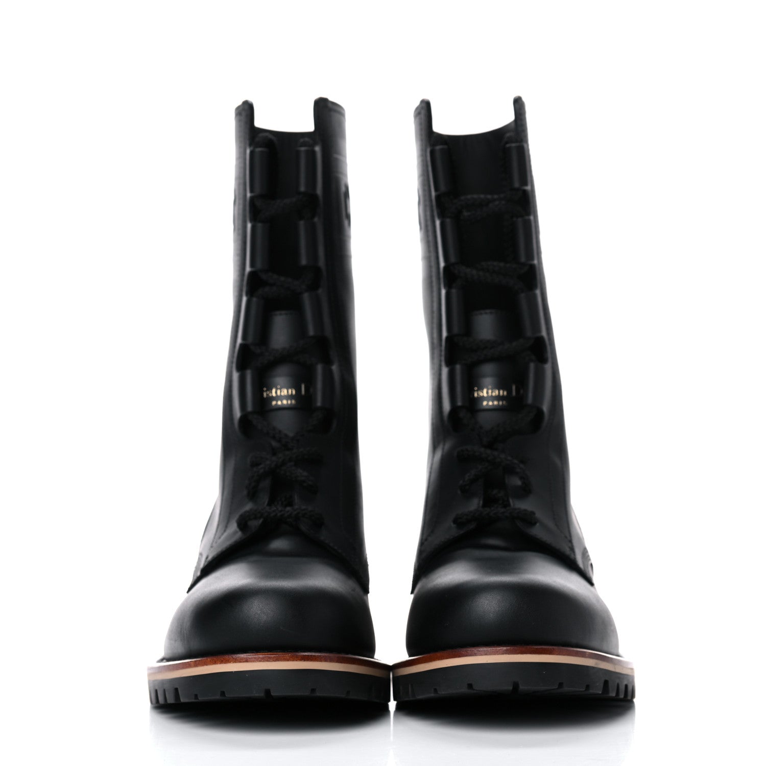 Christian Dior Calfskin Dior Quest 35mm Hiking Boots 37.5 Black 2 of 13