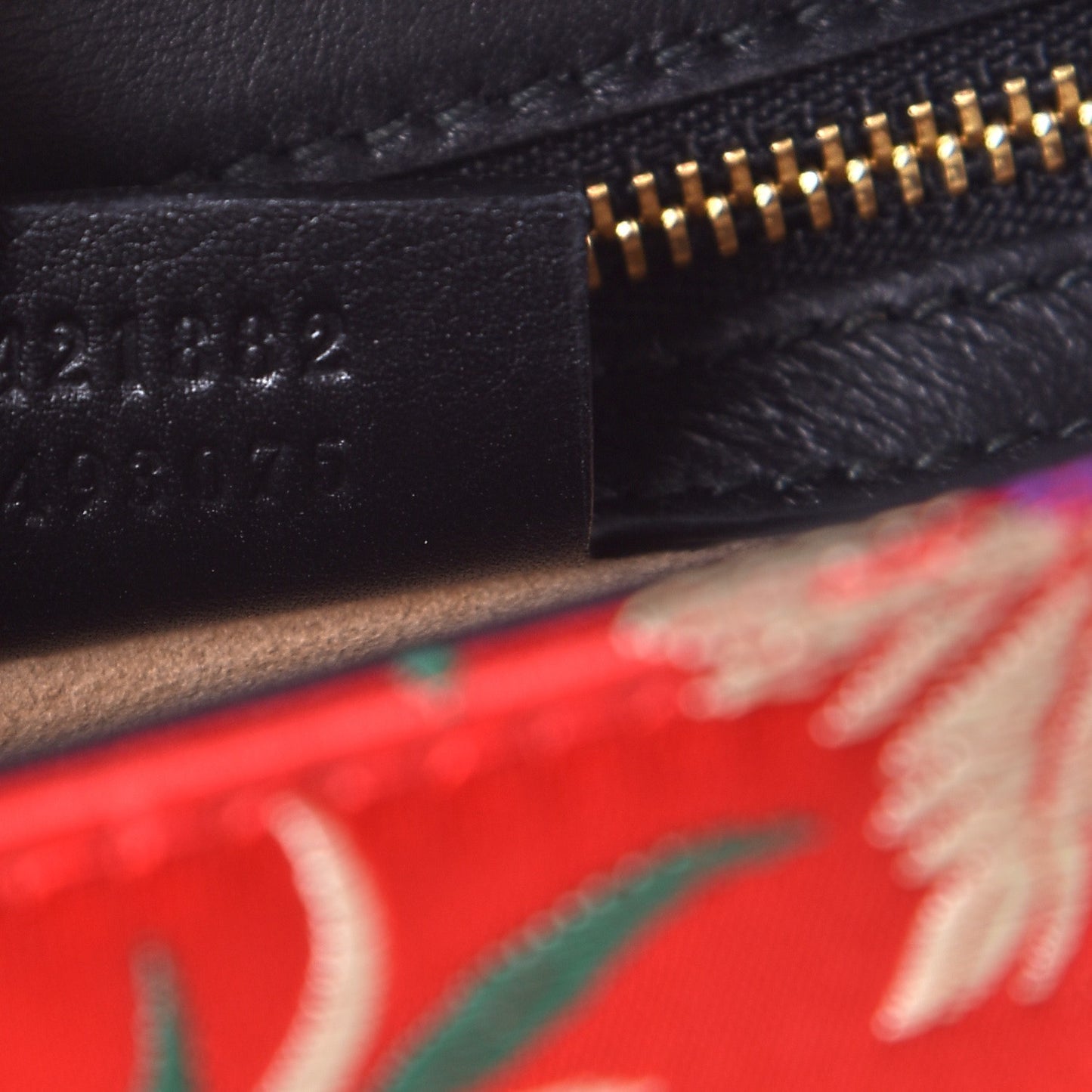 Jacquard Floral Small Sylvie Shoulder Bag Red Multicolor Black