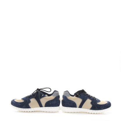 Valentino Garavani Nylon Suede Mens Soul AM Low Top Sneakers 40 Navy 5 of 11