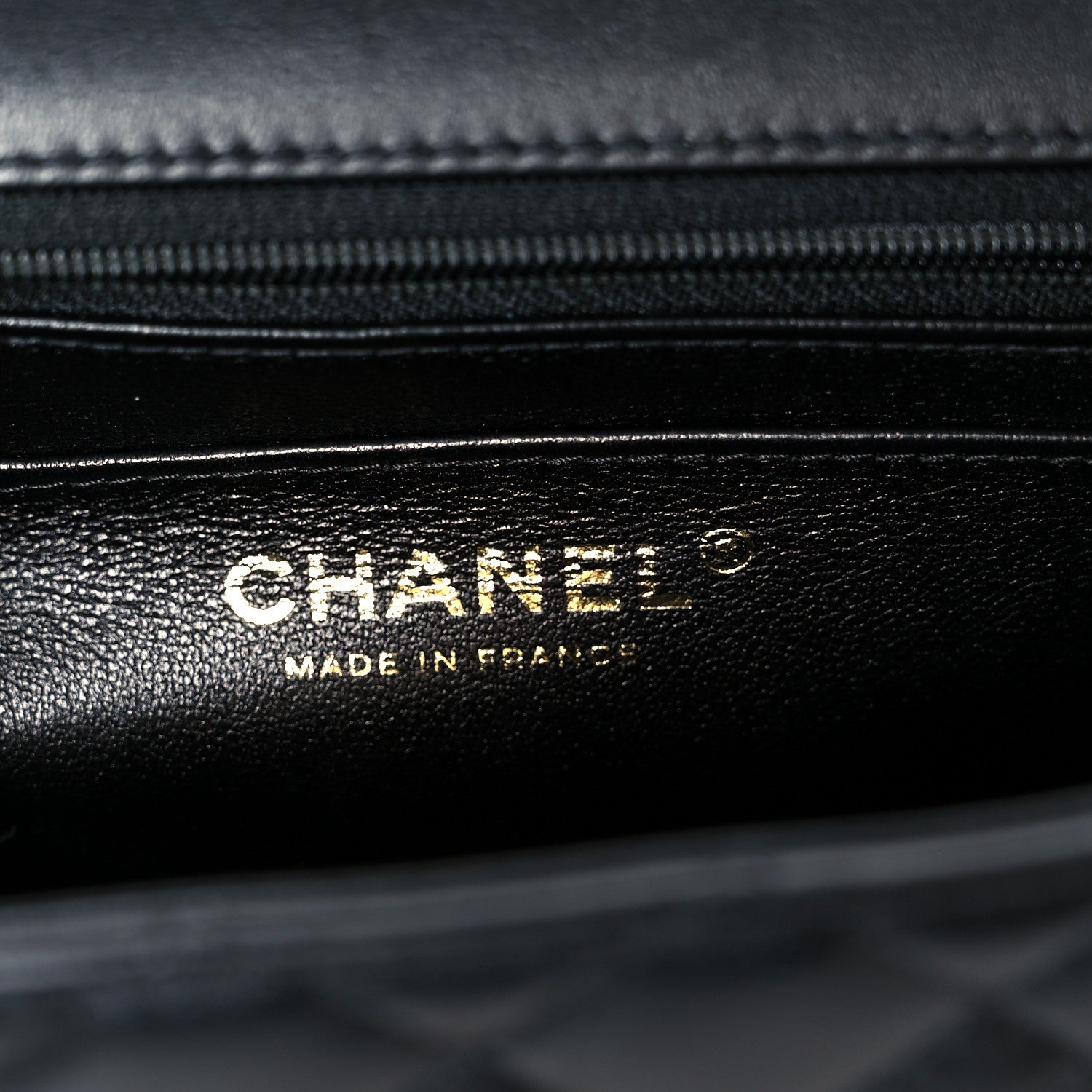 Chanel Lambskin Quilted Mini Top Handle Rectangular Flap Black 6 of 12