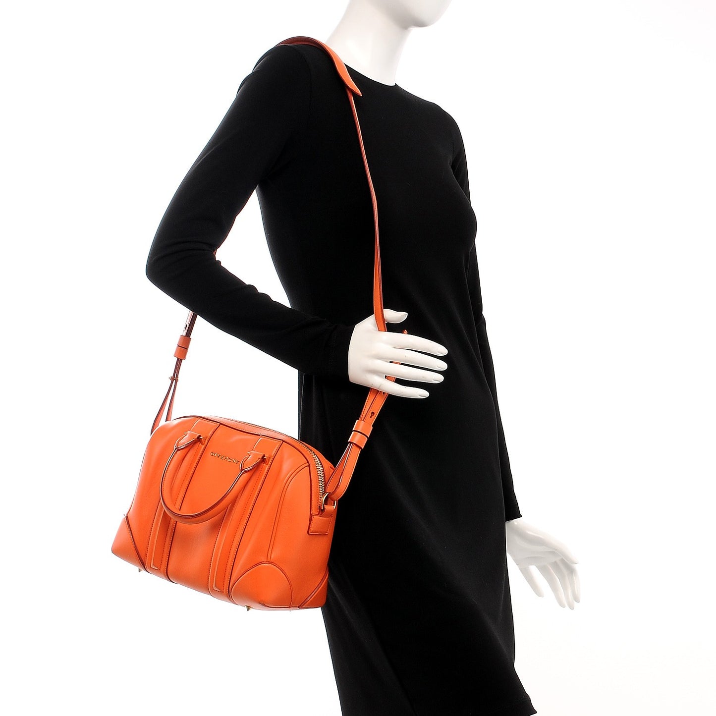 Calfskin Mini Lucrezia Orange