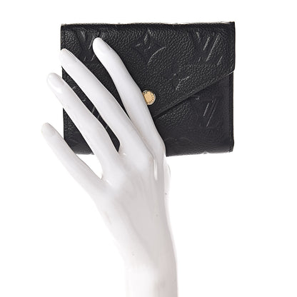 Louis Vuitton Empreinte Victorine Wallet Black 2 of 8