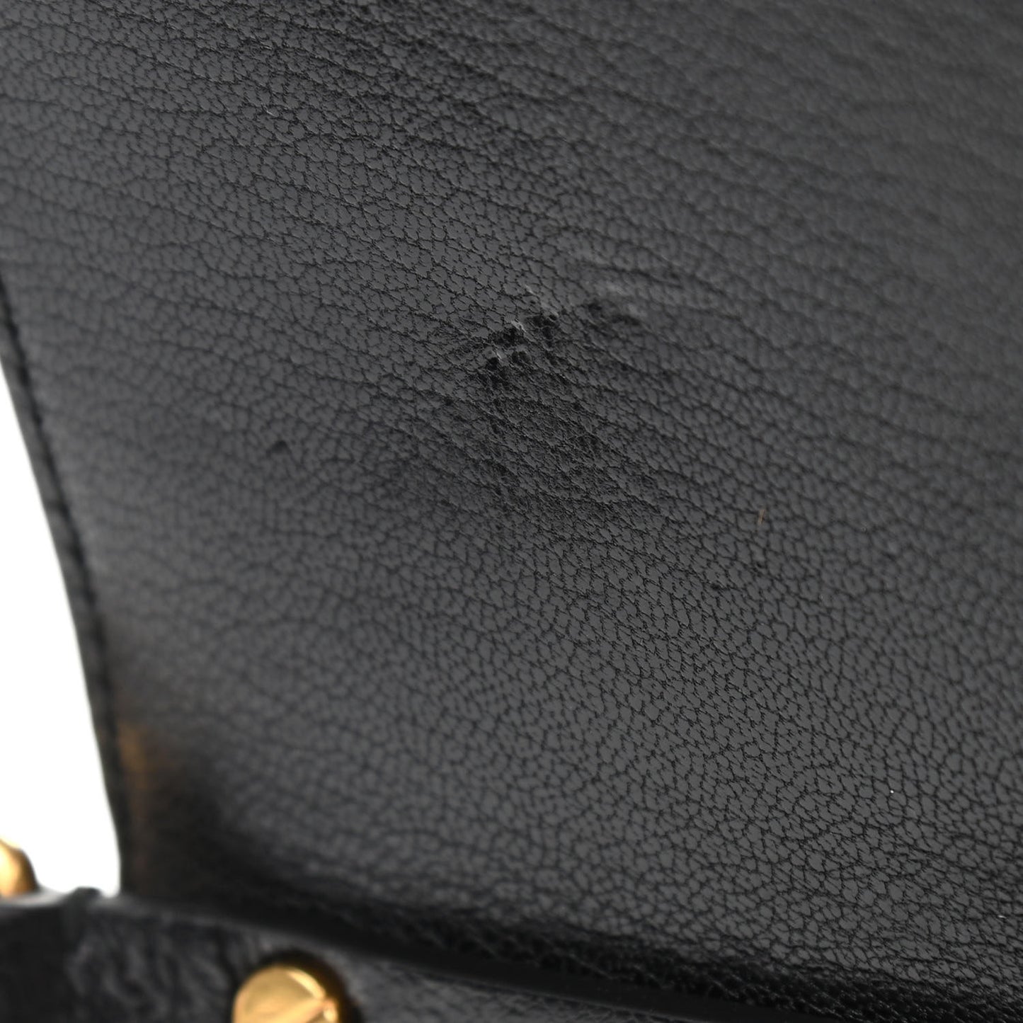 Goatskin Quilted Small GV3 Shoulder Bag Black