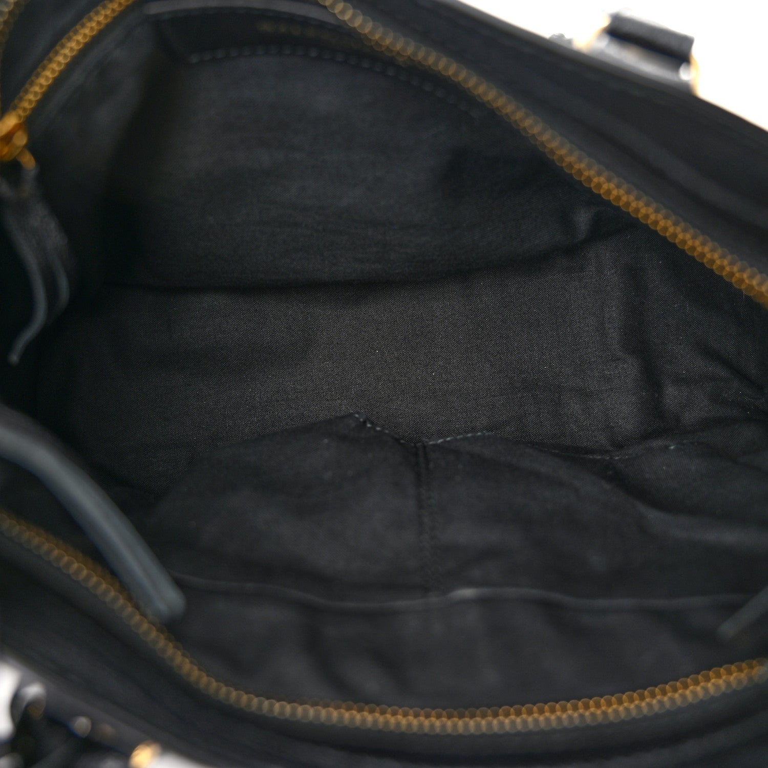 Balenciaga Chevre Gold Metallic Edge Hardware S City Black 6 of 11