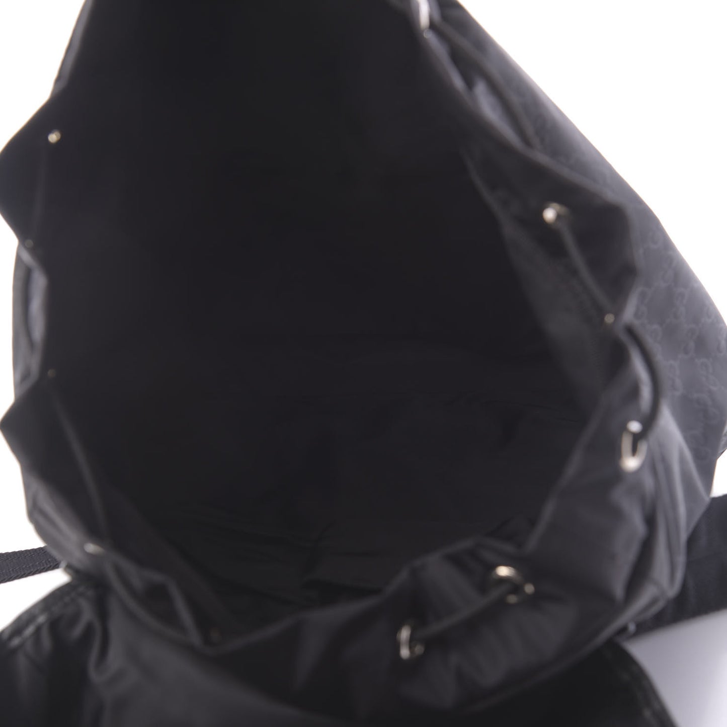 Nylon Monogram Medium Light Double Buckle Backpack Black