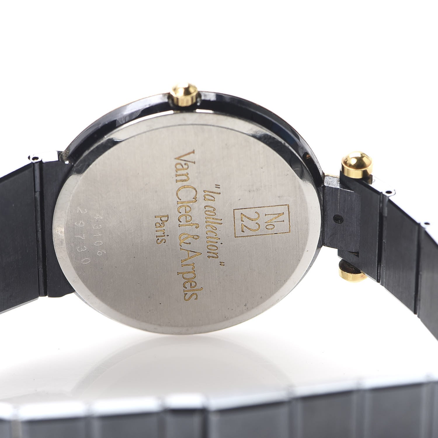 Van Cleef & Arpels Stainless Steel 31mm La Collection Quartz Watch Navy 5 of 6