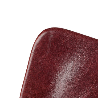 Chanel Glazed Calfskin Castle Rock Large Flap Burgundy 10 of 11