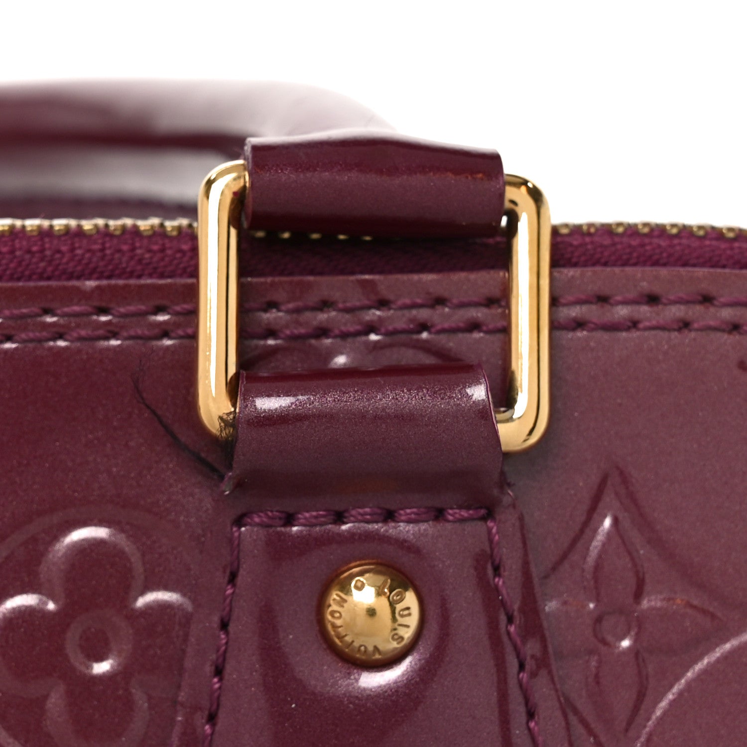 Louis Vuitton Vernis Alma GM Violet 10 of 10