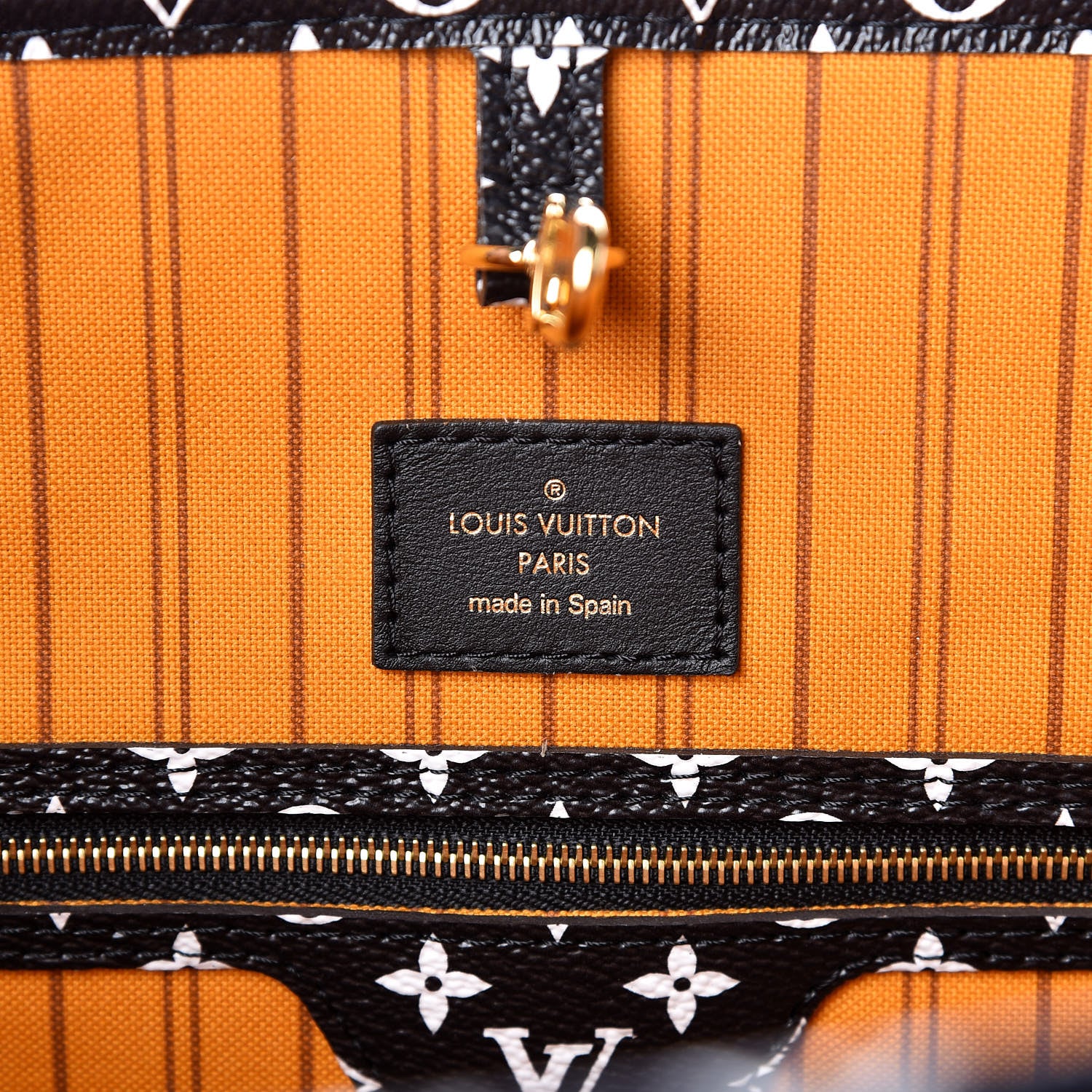 Louis Vuitton Monogram Giant Jungle Neverfull MM Black 7 of 10