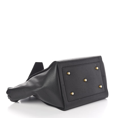 Celine Crisped Calfskin Medium Tie Knot Tote Black 4 of 9