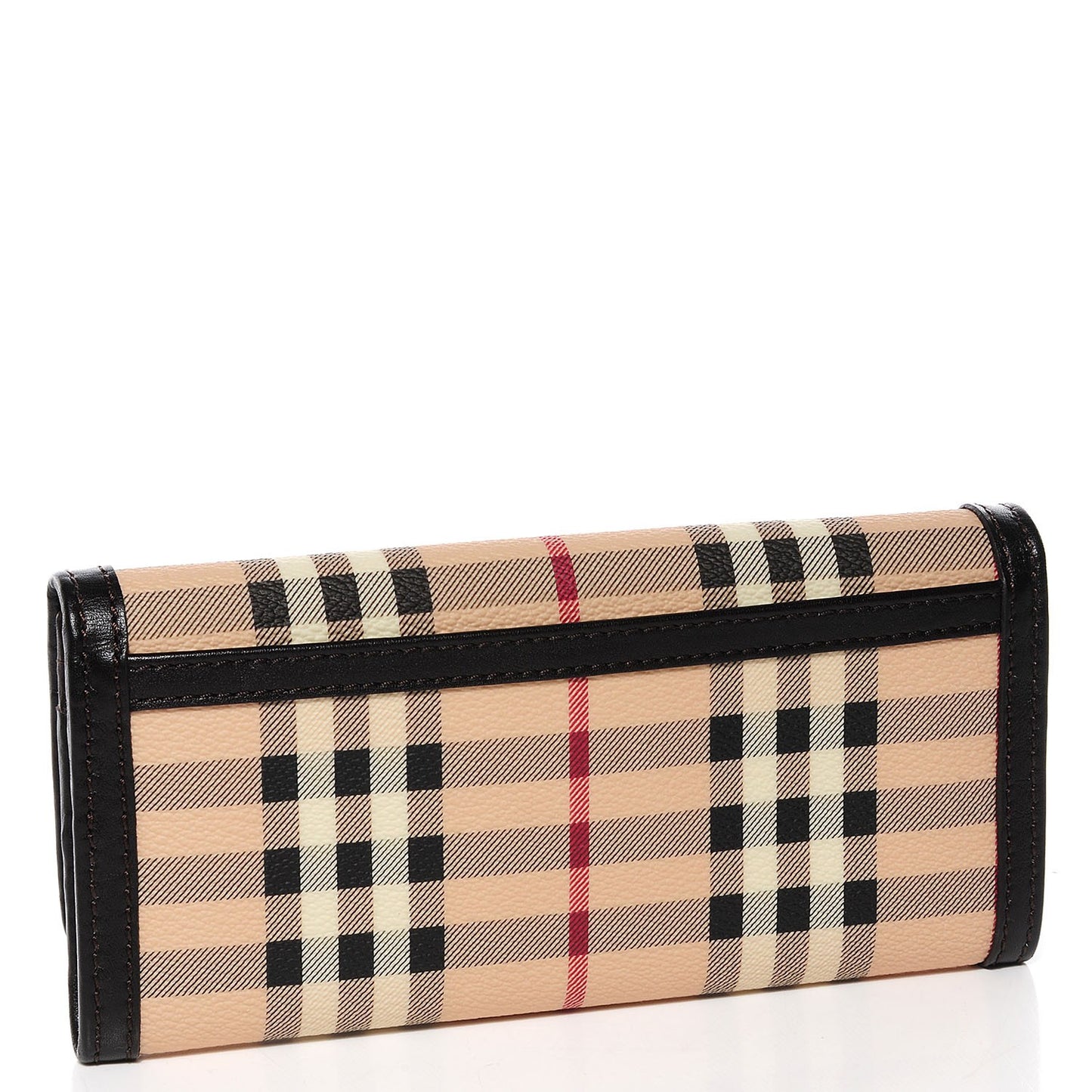 Haymarket Check Prima Continental Wallet Chocolate