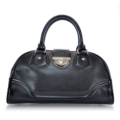 Louis Vuitton Epi Bowling Montaigne GM Black 1 of 9