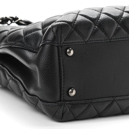 Chanel Caviar Quilted City Shopping Tote Black 9 of 10
