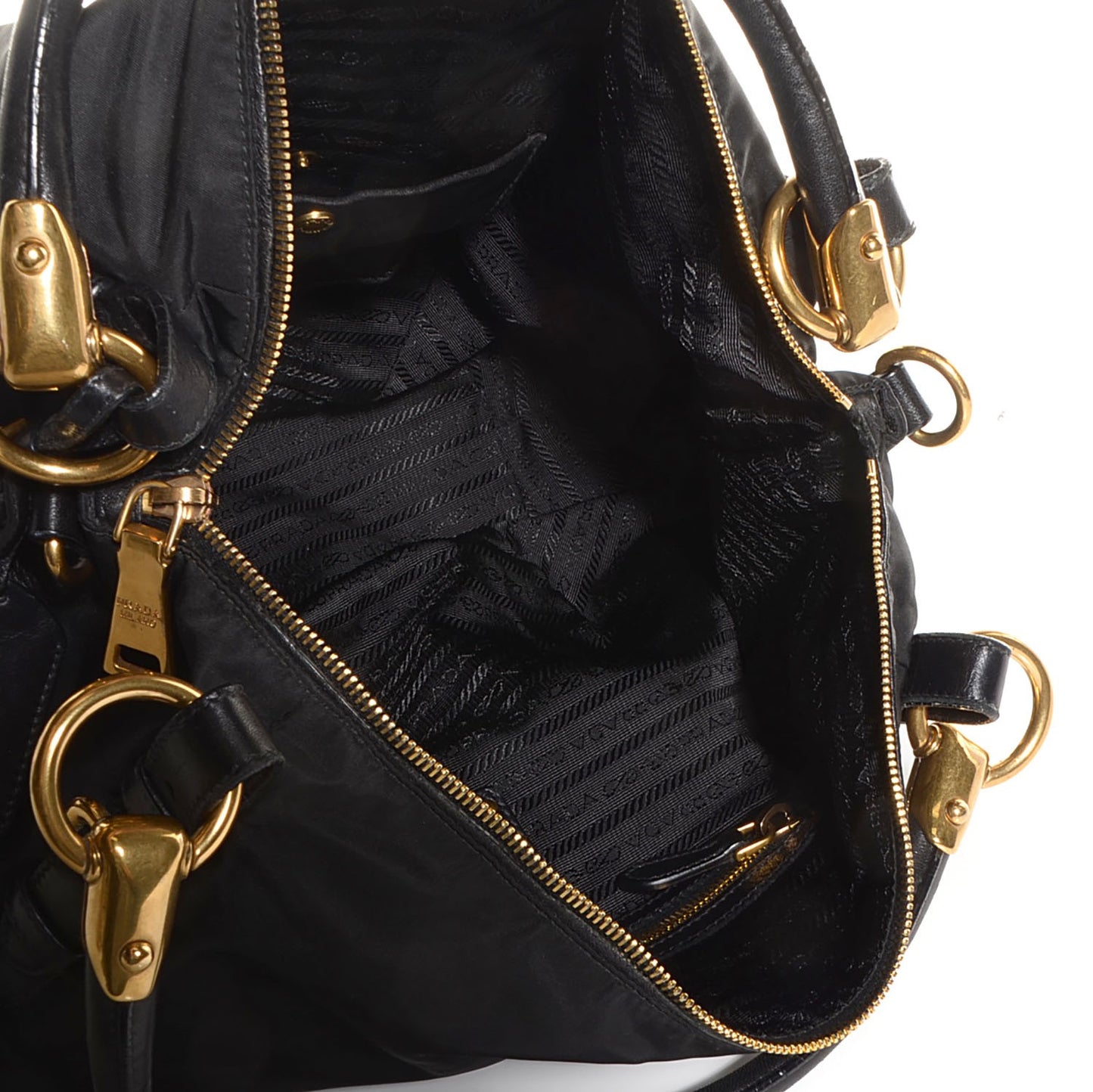 Tessuto Nylon Shoulder Bag Nero Black