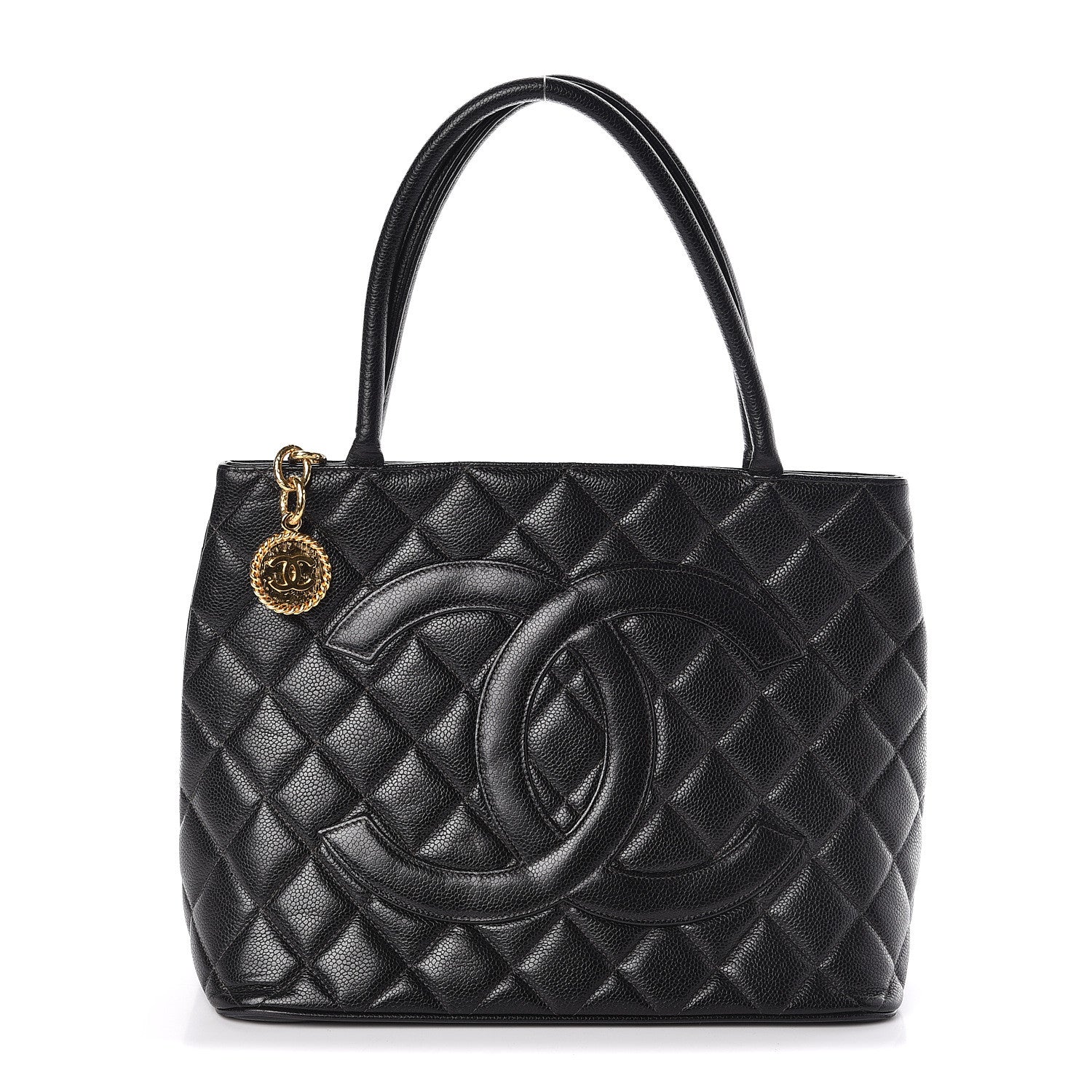 Chanel Caviar Quilted Medallion Tote Black 1 of 13