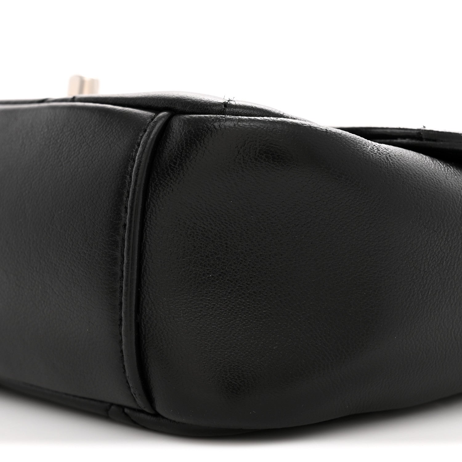 Chanel Lambskin Quilted CC Coin Flap Bag Black 10 of 12