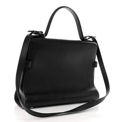 Delvaux Calfskin GM Tempete Satchel Black 3 of 9