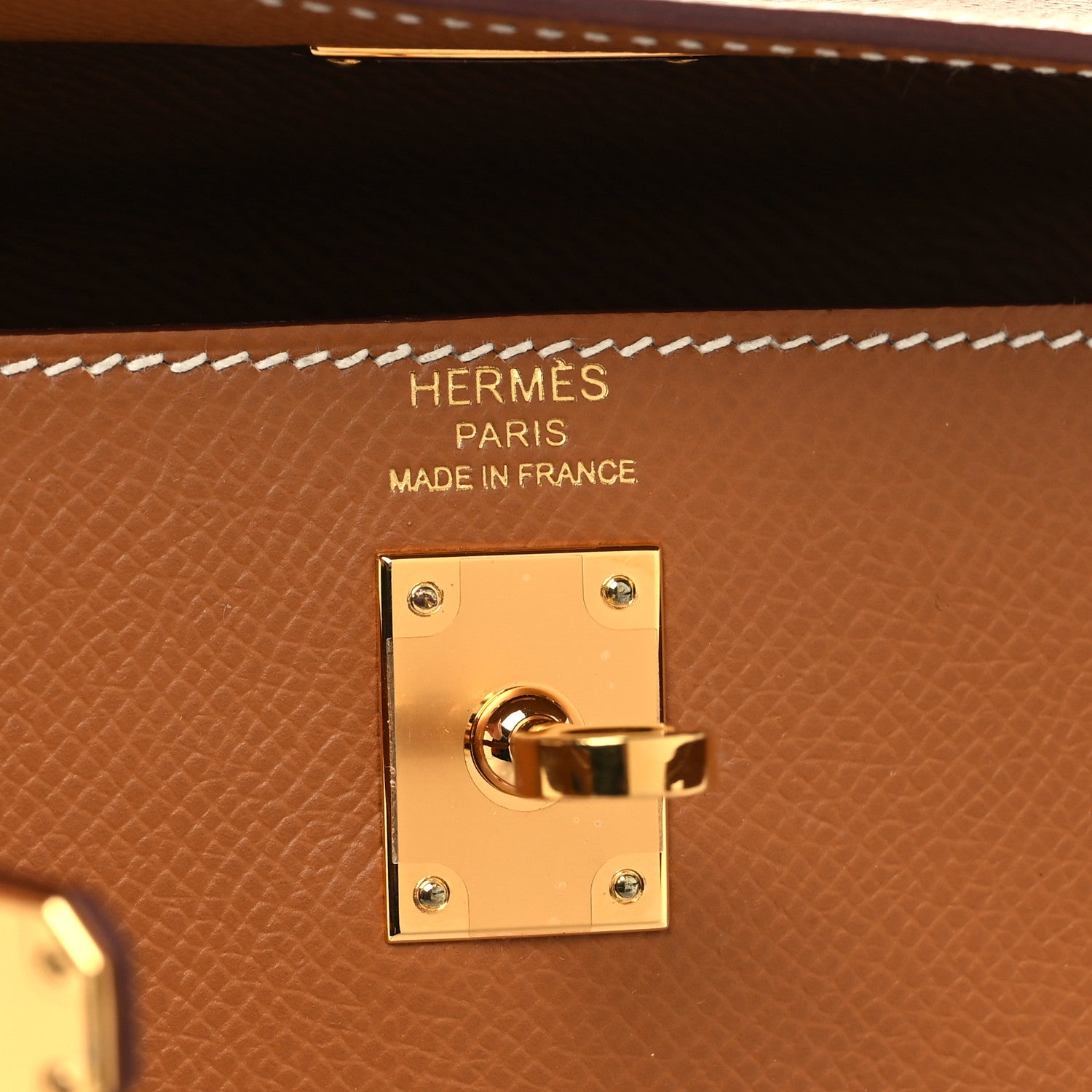 Hermes Epsom Kelly Sellier 25 Gold 7 of 12