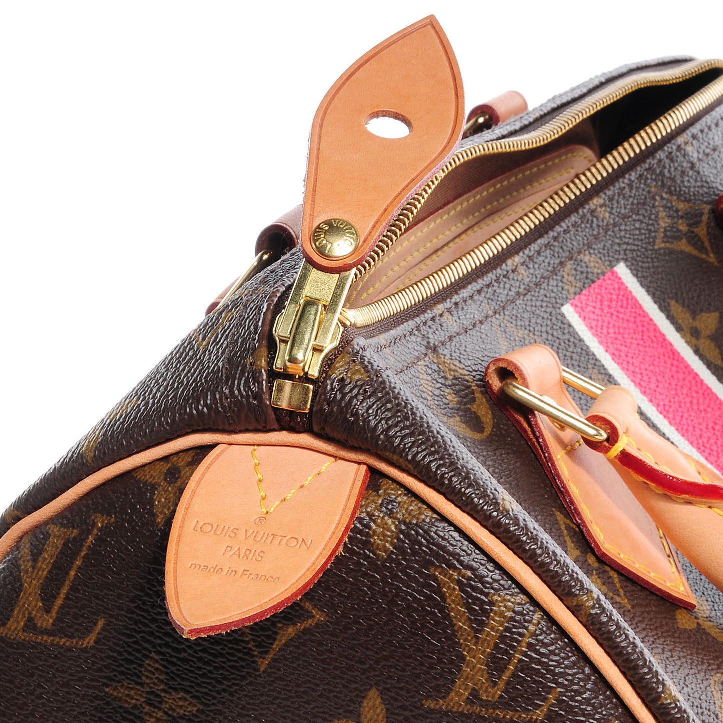 Monogram My LV Heritage Speedy 30 Fuchsia and Gris
