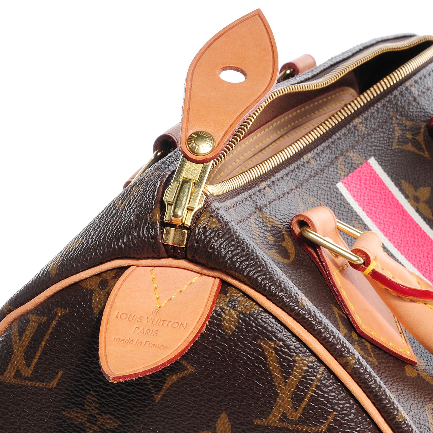 Louis Vuitton Monogram My LV Heritage Speedy 30 Fuchsia and Gris 7 of 7