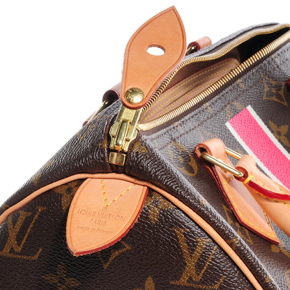 Louis Vuitton Monogram My LV Heritage Speedy 30 Fuchsia and Gris 7 of 7