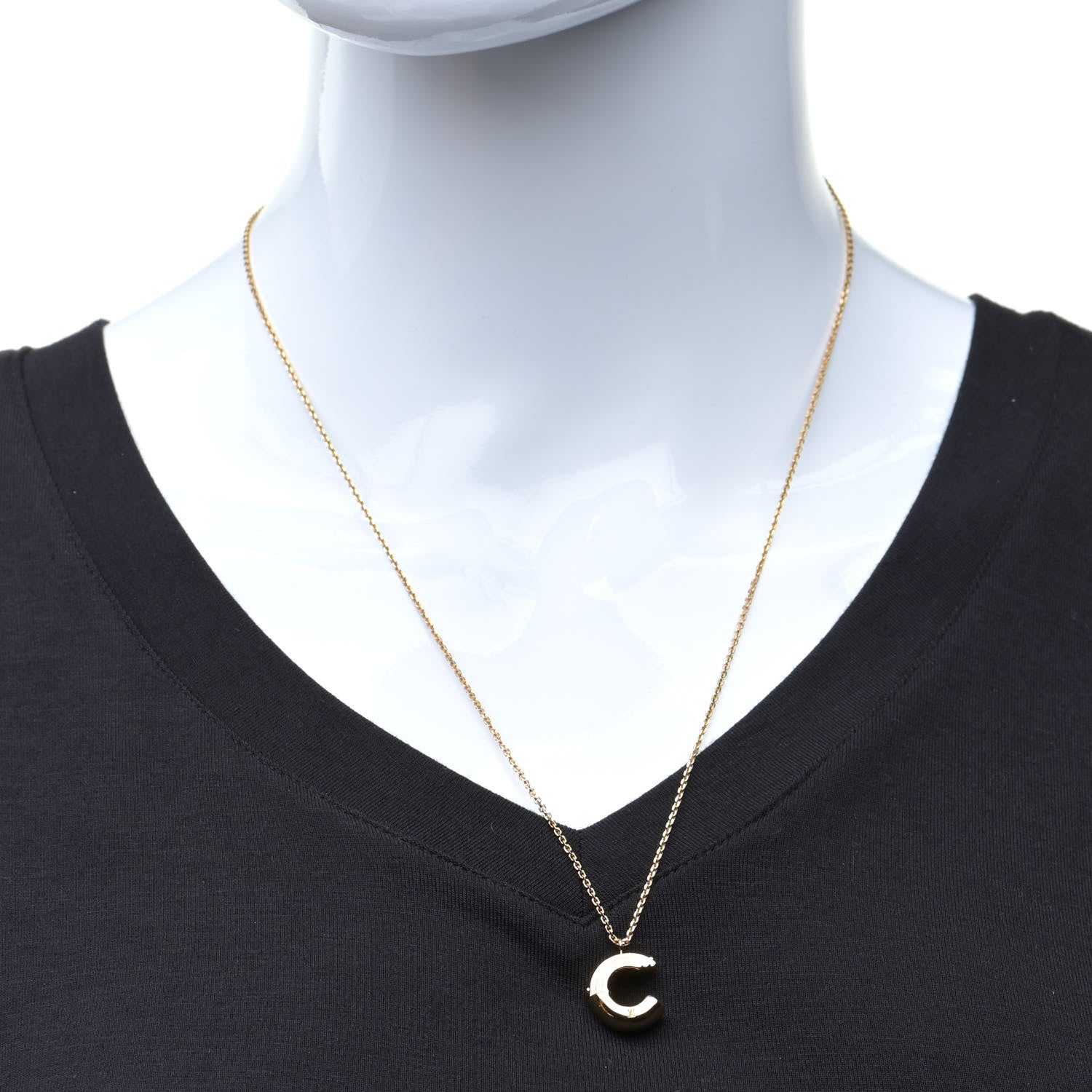 Louis Vuitton LV And Me Letter C Necklace Gold 2 of 8