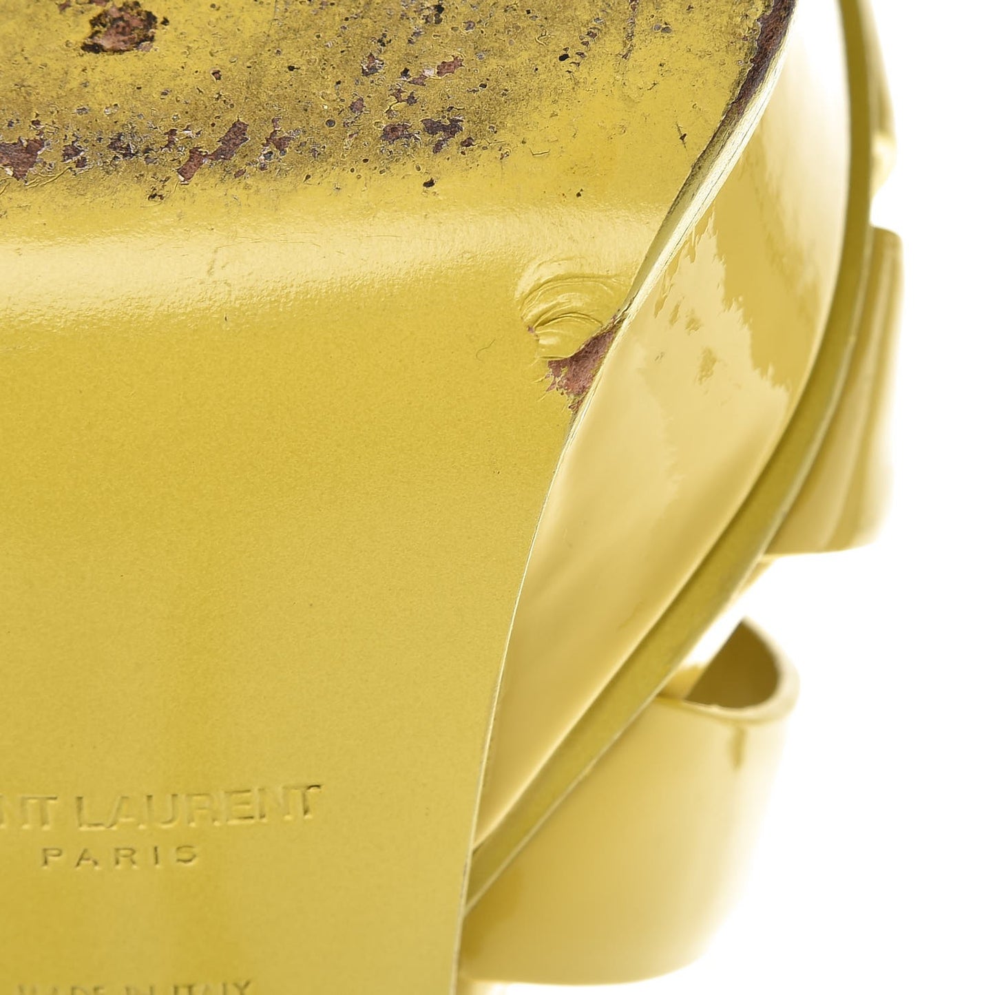 Patent Tribute 105 Platform Sandals 35 Citron