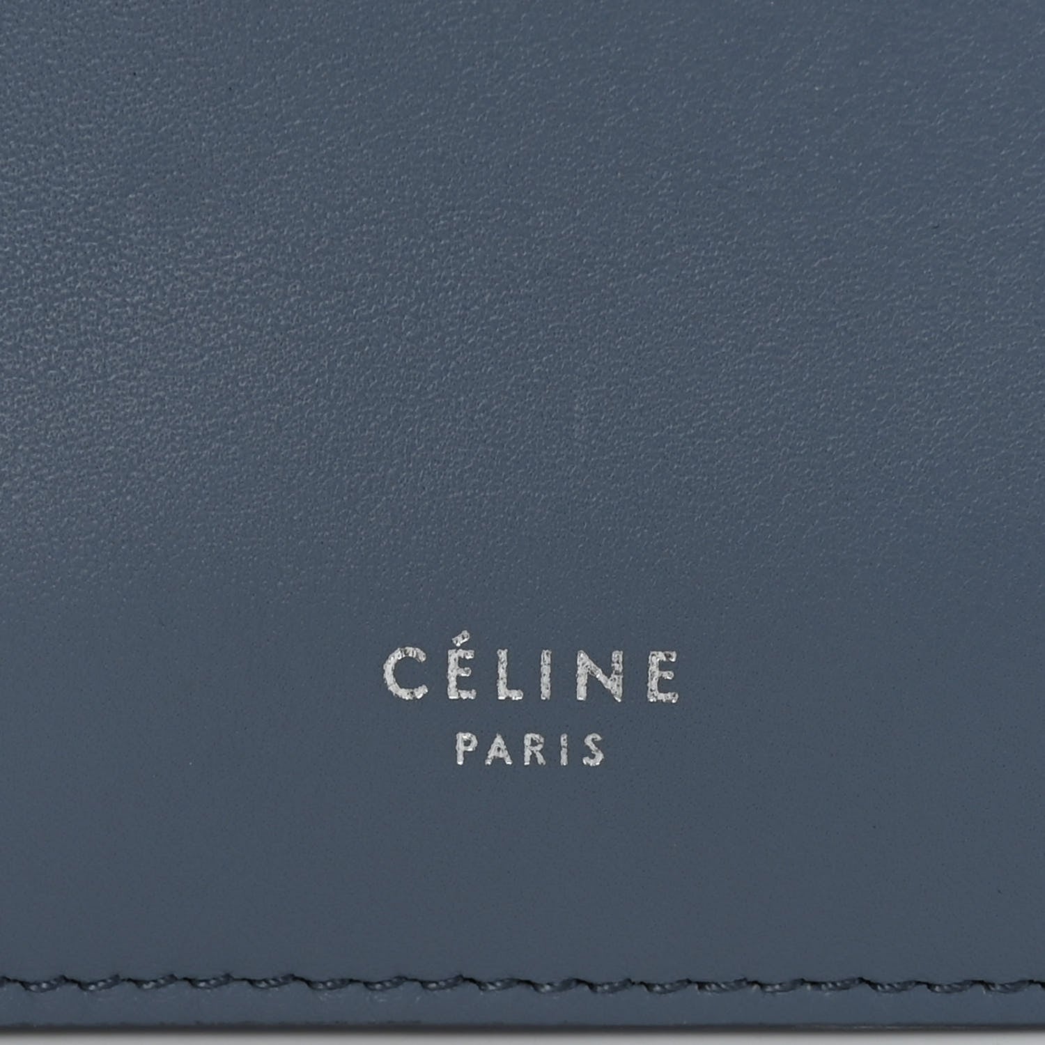 Celine Smooth Calfskin Mini Clasp Bag Medium Blue 6 of 10