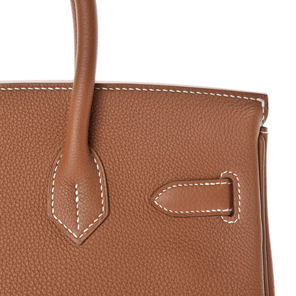 Hermes Togo Birkin 30 Gold 8 of 34