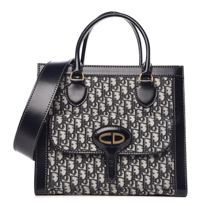 Christian Dior Oblique Tote Bag Blue 1 of 11